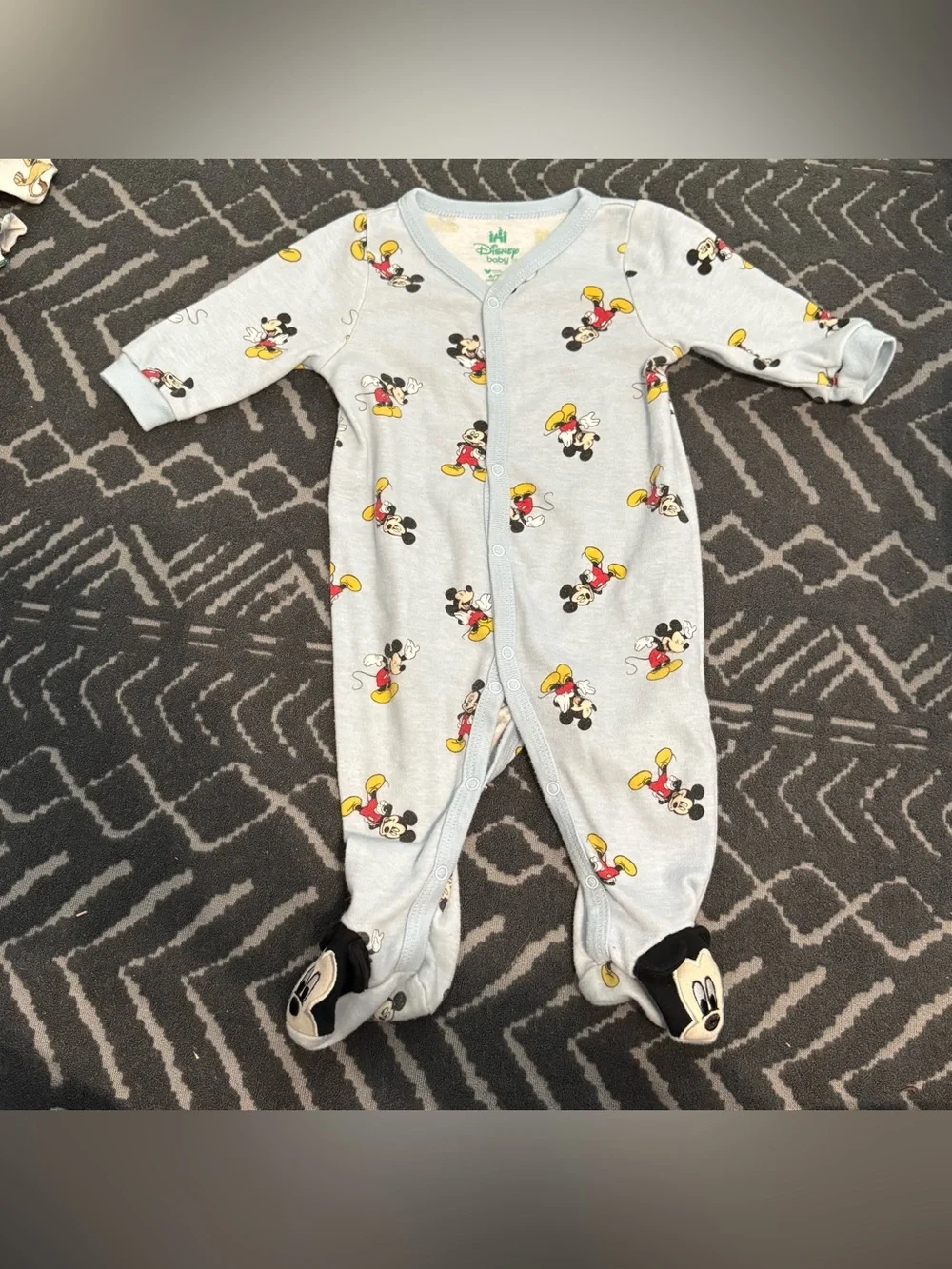 Baby boy Mickey Mouse sleeper